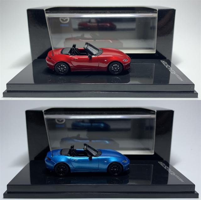 Modelki samochodów odlewowo-zabawkowe MAZDA MX-5, CX-3 i CX-5 w skali 1:64 z kolekcji Prędkość GT - Wianko - 13