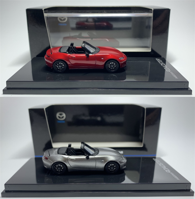 Modelki samochodów odlewowo-zabawkowe MAZDA MX-5, CX-3 i CX-5 w skali 1:64 z kolekcji Prędkość GT - Wianko - 14