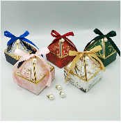 Pudełko na prezenty ślubne i słodycze - pryzmatyczne, kreatywne, brązujące - Wianko - 11