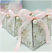 Pudełko na prezenty ślubne i słodycze - pryzmatyczne, kreatywne, brązujące - Wianko - 10