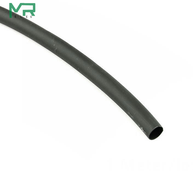 Rurka termokurczliwa 2:1 do kabli, czarna, 0.8mm ~ 10mm, 5 metrów/partia - Wianko - 5