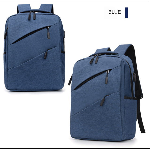 Męski plecak podróżny z ładowaniem USB i miejscem na laptopa 15.6 cala - wodoodporny - Wianko - 29