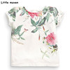 Dziewczęca koszulka z krótkim haftowanym rękawem Marki Mały Maven 2021 lato - bawełna, Tee 51018 - Wianko - 14