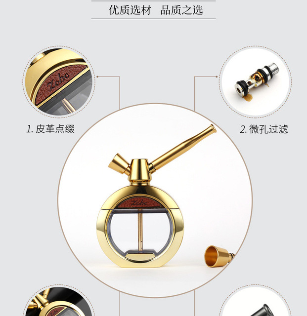 Wysokiej jakości fajka Shisha ZOBO z mikroporowatym filtrem, uchwyt papierosa, zestaw podwójnego filtra, dla mężczyzn i kobiet - Wianko - 12