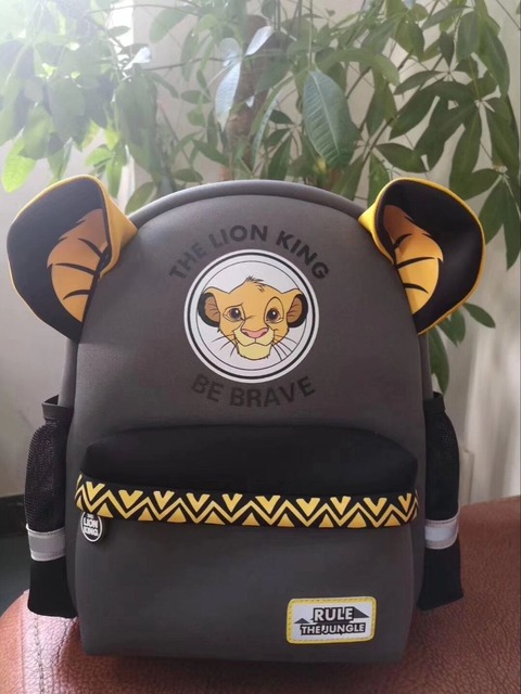 Plecak Disney Król Lew Simba dla dzieci - oryginalny, nowy, szkolny - Wianko - 1