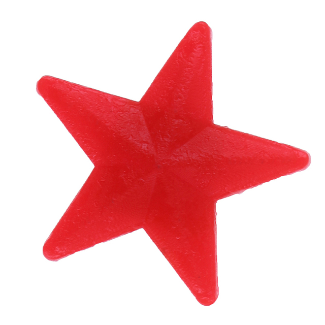 36 sztuk kolorowych gwiazd rowerowych do szprych - plastikowe koraliki Luminous z klipsem - Wianko - 2