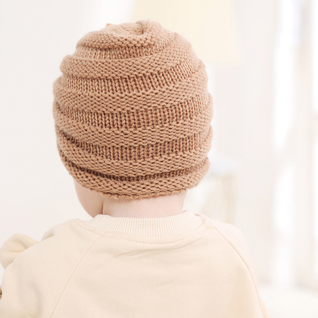 Jednokolorowy królik czapka dla niemowląt - Turban śliczne miękkie elastyczne noworodki dziewczyna chłopiec czapka zimowa szydełkowa - Wianko - 8