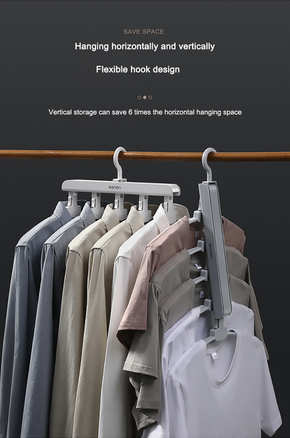Przenośny składany wieszak na ubrania LEDFRE z wielofunkcyjnym schowkiem - wsparcie dla bezszwowych ubrań i domowego gospodarstwa - Wianko - 3