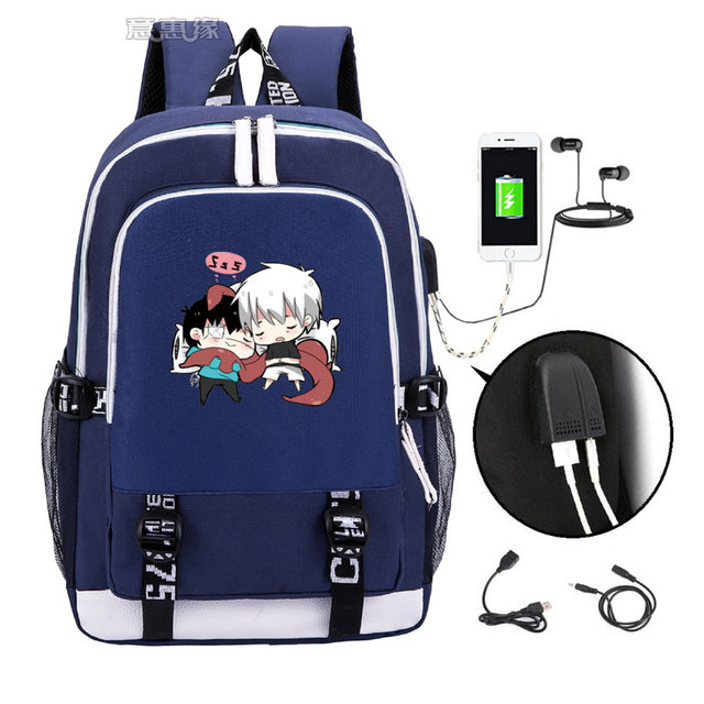 Plecak Tokyo Ghoul Kaneki Ken 2019 dla laptopa z USB torbą – szkoła, młodzież, fajny style - Wianko - 1