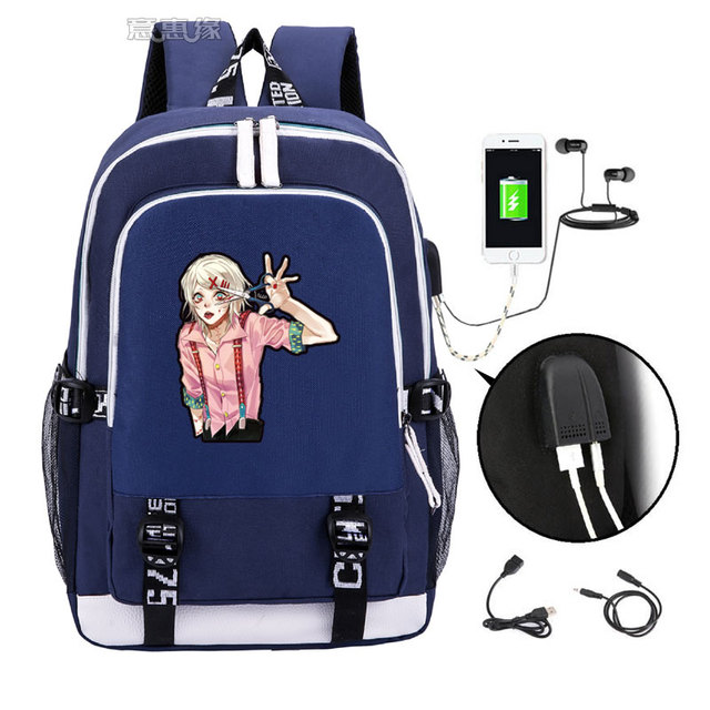 Plecak Tokyo Ghoul Kaneki Ken 2019 dla laptopa z USB torbą – szkoła, młodzież, fajny style - Wianko - 3