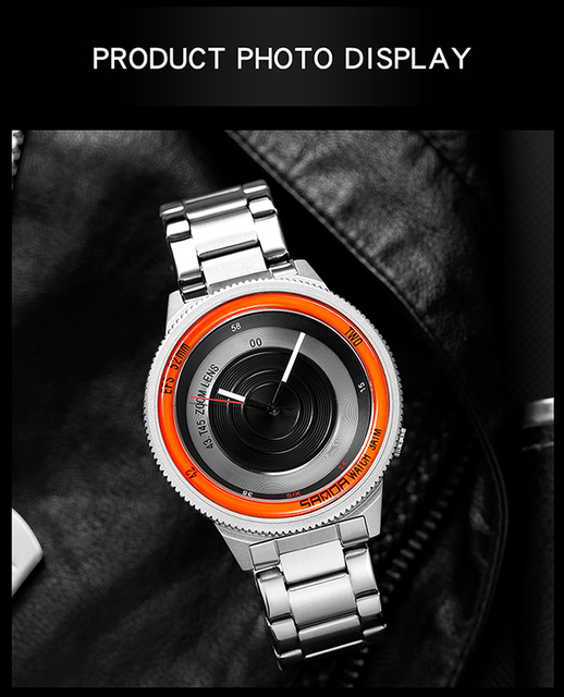 Gorący zegarek mężczyzny BASID mody twórczej, kwarcowy, prezent dla Gentlemana, luksusowa marka - Wianko - 12