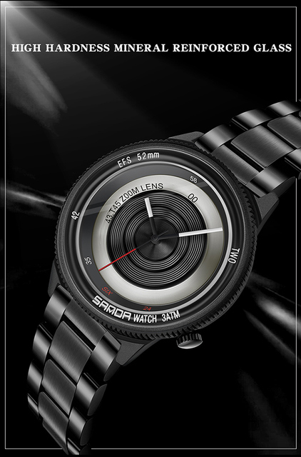 Gorący zegarek mężczyzny BASID mody twórczej, kwarcowy, prezent dla Gentlemana, luksusowa marka - Wianko - 6