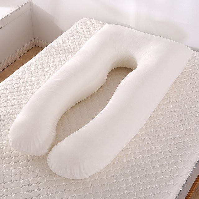 Poduszka dla kobiet w ciąży w kształcie litery U do snu, karmienia i ochrony talii - Wianko - 11