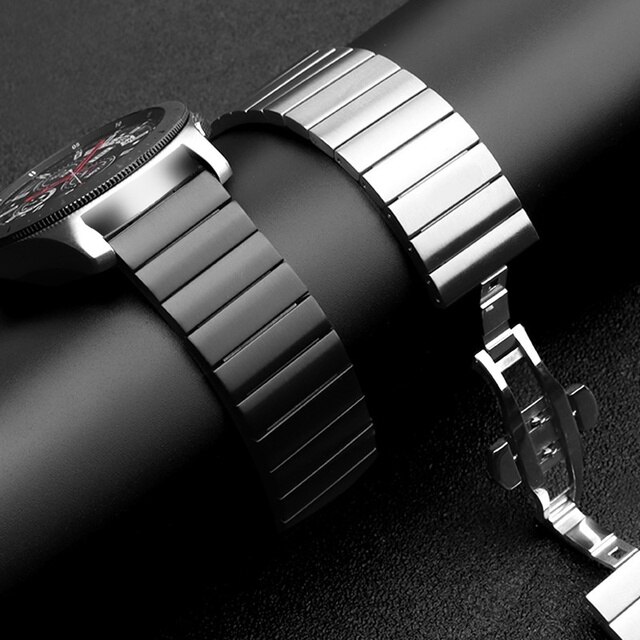 Stalowy pasek ze stali nierdzewnej do Xiaomi Youpin Haylou RT LS05S - kolor zegarka, Mi Bro Air, Haylou LS02, 20mm/22mm - Wianko - 2