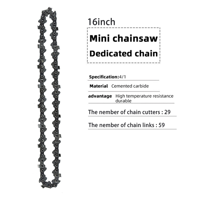 Łańcuch do piły łańcuchowej 16 Cal Chainsaw Semi - dłuto, cięcie drewna, drwal, przycinanie, napęd, linki, piła elektryczna - Wianko - 15