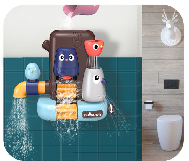 Zabawka kąpielowa rurociąg do prysznica słoń woda dla dzieci - Wianko - 7