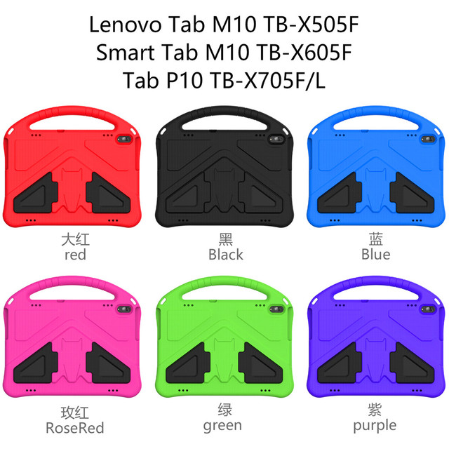 Ochronna pokrywa EVA dla Lenovo M10 TB-X605F TB-X505F P10 TB-X705F/L 10.1 - Przenośna, odporna na wstrząsy obudowa z podpórką dla tabletów - Wianko - 3
