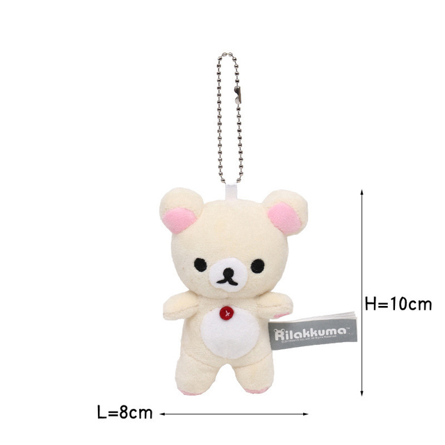 Nowe pluszowe zabawki Rilakkuma - urocze, nadziewane lalki z niedźwiedziami Anime z Japonii - Wianko - 1