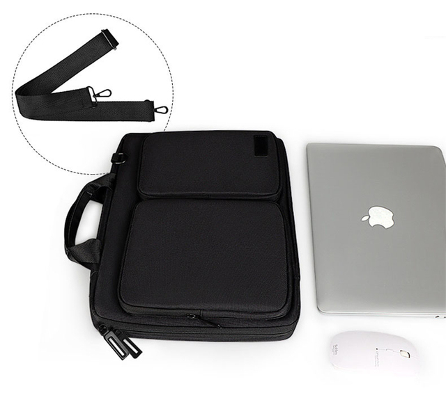 Torebka na laptopa XMESSUN 2021 do MacBooka Pro - skórzana torba do biznesu i pracy, model INS - Wianko - 17