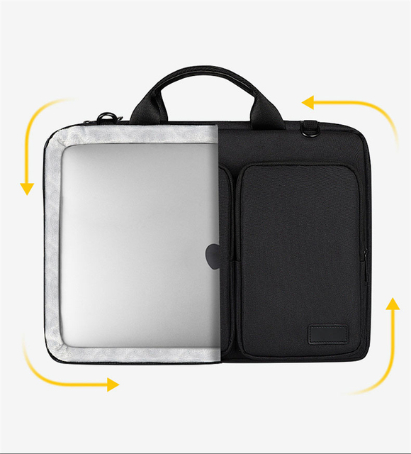 Torebka na laptopa XMESSUN 2021 do MacBooka Pro - skórzana torba do biznesu i pracy, model INS - Wianko - 7