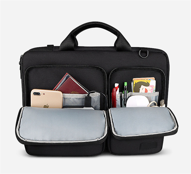 Torebka na laptopa XMESSUN 2021 do MacBooka Pro - skórzana torba do biznesu i pracy, model INS - Wianko - 15