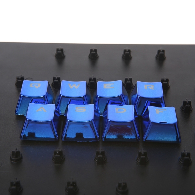 Zestaw DIY PBT 12 klawiszy z metalową powłoką i ściągaczem do klawiatury mechanicznej - Wianko - 5