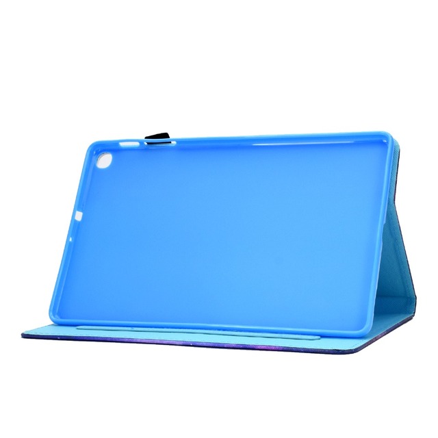 Kolorowa obudowa z nadrukiem pandy i kota dla tabletu Samsung Galaxy Tab S5e 10.5 SM-T720 T725 - długopis w zestawie - Wianko - 12