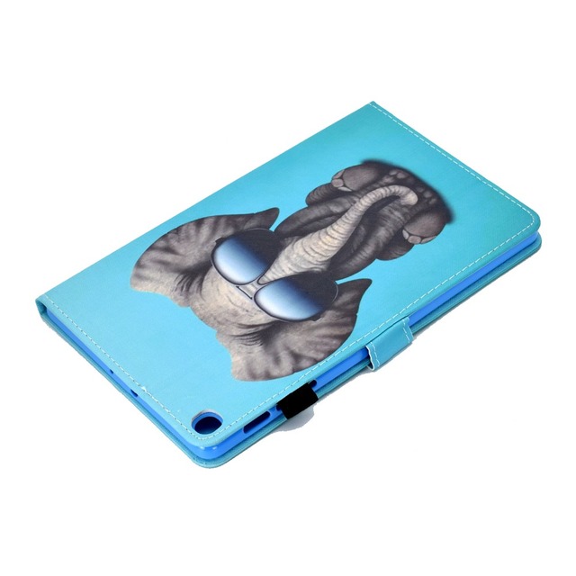 Kolorowa obudowa z nadrukiem pandy i kota dla tabletu Samsung Galaxy Tab S5e 10.5 SM-T720 T725 - długopis w zestawie - Wianko - 39