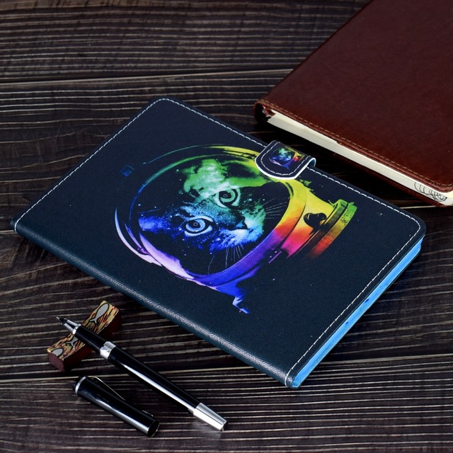 Kolorowa obudowa z nadrukiem pandy i kota dla tabletu Samsung Galaxy Tab S5e 10.5 SM-T720 T725 - długopis w zestawie - Wianko - 31