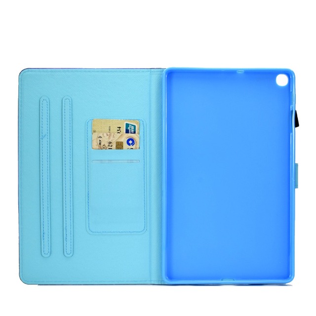Kolorowa obudowa z nadrukiem pandy i kota dla tabletu Samsung Galaxy Tab S5e 10.5 SM-T720 T725 - długopis w zestawie - Wianko - 11