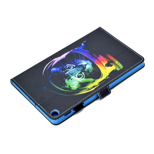 Kolorowa obudowa z nadrukiem pandy i kota dla tabletu Samsung Galaxy Tab S5e 10.5 SM-T720 T725 - długopis w zestawie - Wianko - 30