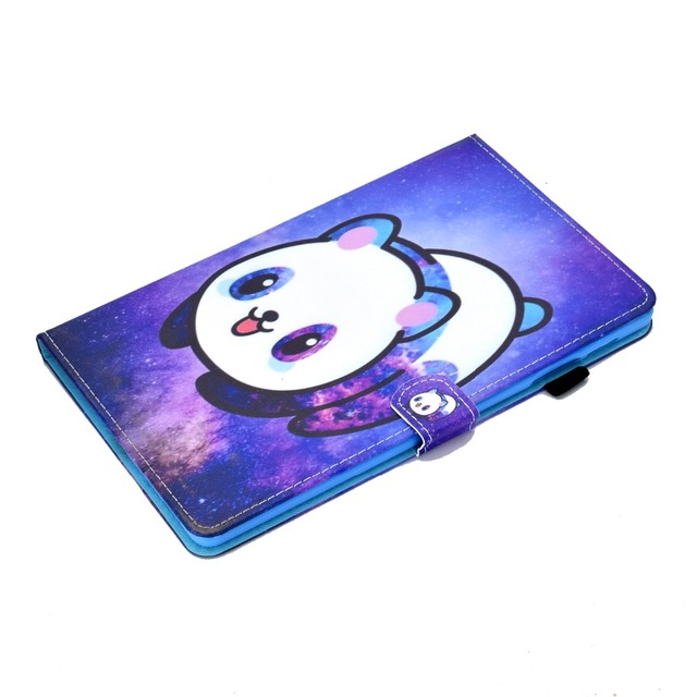 Kolorowa obudowa z nadrukiem pandy i kota dla tabletu Samsung Galaxy Tab S5e 10.5 SM-T720 T725 - długopis w zestawie - Wianko - 47