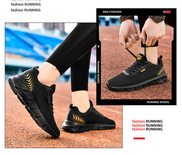 Nieformalne letnie obuwie męskie 2020 – lekkie buty do biegania z siatki o dużej rozmiarówce 39-48 - Wianko - 10