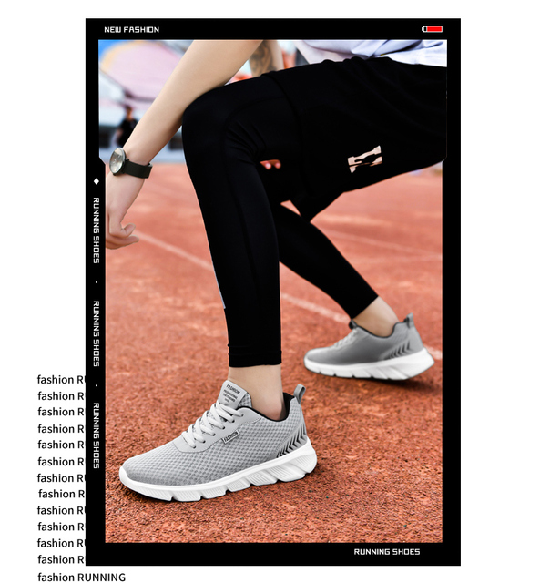 Nieformalne letnie obuwie męskie 2020 – lekkie buty do biegania z siatki o dużej rozmiarówce 39-48 - Wianko - 19
