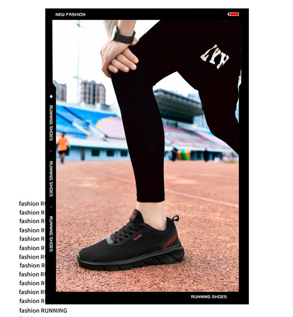 Nieformalne letnie obuwie męskie 2020 – lekkie buty do biegania z siatki o dużej rozmiarówce 39-48 - Wianko - 13