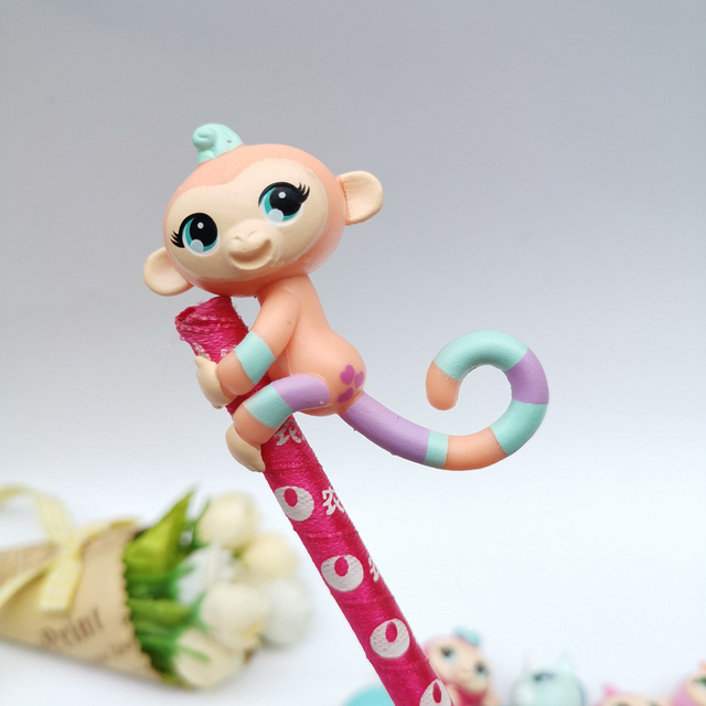 Model akcji Funny Monkey - 50 sztuk/partia, dekoracje urodzinowe, idealne jako prezent zabawkowy dla dzieci i dorosłych - Wianko - 3