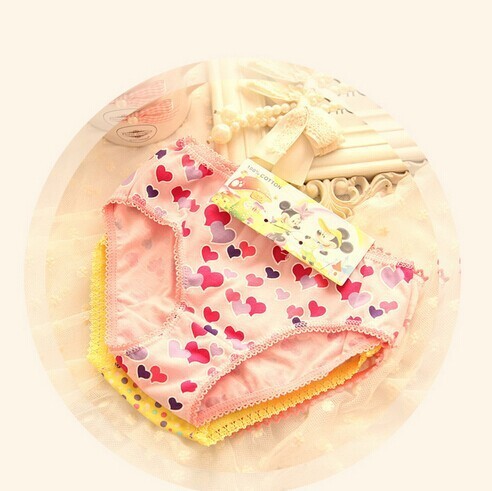 6 sztuk kolorowych bawełnianych majtek figi dla dziewcząt w wieku 2-12 lat - Wianko - 6