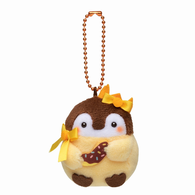 Pluszowa lalka Koupen Chan Pingwin - słodka zabawka Kawaii w kształcie truskawki z bananowymi lodami i wisiorkiem Matcha - idealny prezent dla dziewczyn - Wianko - 10