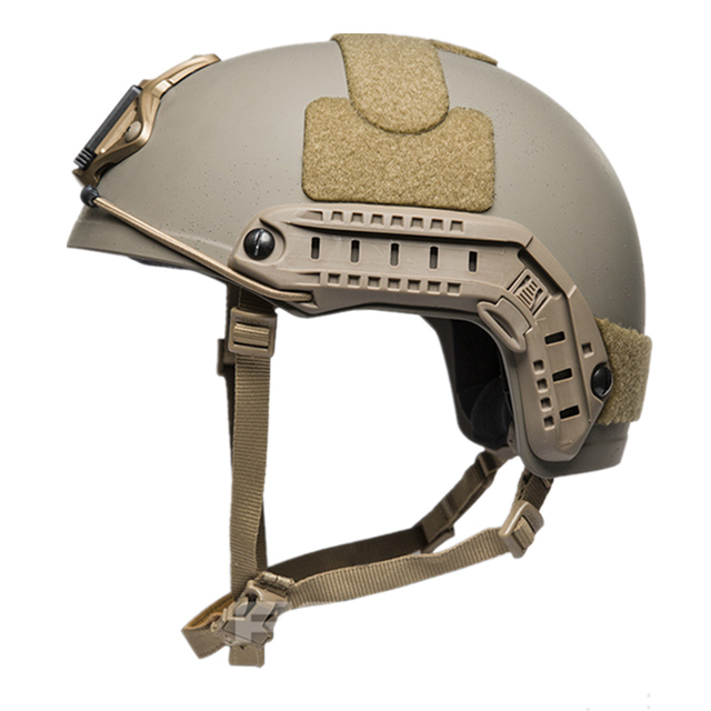 Oto propozycja dopracowanego tytułu dla produktu:Składana półmaska ochronna Tactical Mash do kasku Airsoft DE/BK/FG - Wianko - 3