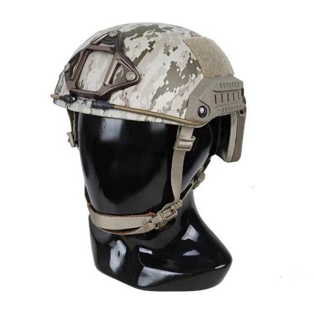 Oto propozycja dopracowanego tytułu dla produktu:Składana półmaska ochronna Tactical Mash do kasku Airsoft DE/BK/FG - Wianko - 9