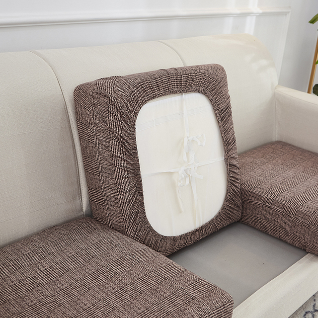 Elastyczny pokrowiec na poduszkę i meble - zestaw wypoczynkowy narzuty na sofę do salonu Room1/2/3/4 - Wianko - 24