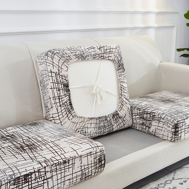 Elastyczny pokrowiec na poduszkę i meble - zestaw wypoczynkowy narzuty na sofę do salonu Room1/2/3/4 - Wianko - 9