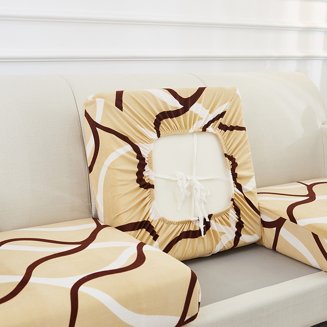 Elastyczny pokrowiec na poduszkę i meble - zestaw wypoczynkowy narzuty na sofę do salonu Room1/2/3/4 - Wianko - 15