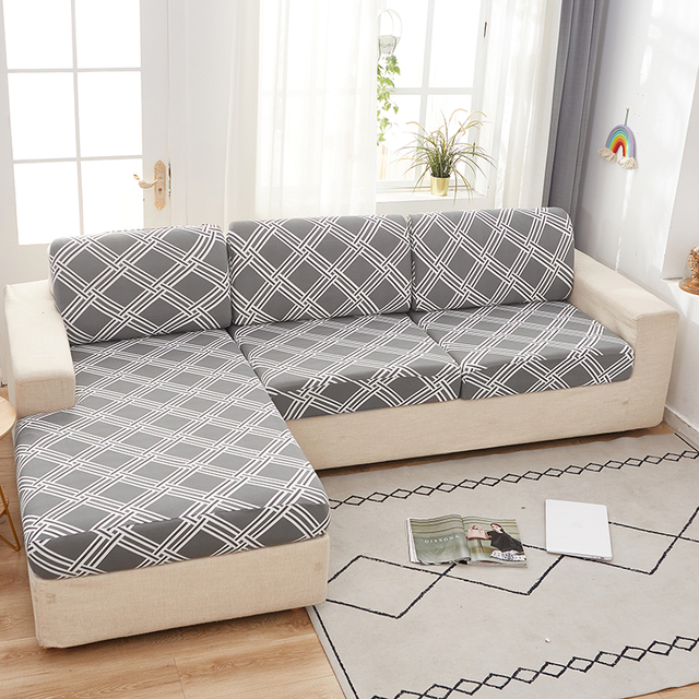 Elastyczny pokrowiec na poduszkę i meble - zestaw wypoczynkowy narzuty na sofę do salonu Room1/2/3/4 - Wianko - 3