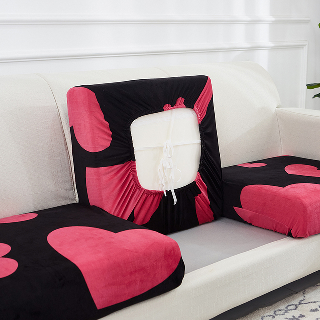 Elastyczny pokrowiec na poduszkę i meble - zestaw wypoczynkowy narzuty na sofę do salonu Room1/2/3/4 - Wianko - 11