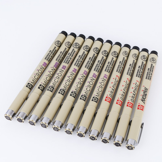 Długopisy Art Markery - szybkoschnące, wodoodporne, idealne do szkicowania, rysowania i pisania - Wianko - 2