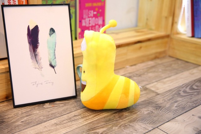 Pluszowe zabawki Disney Fun Insect Slug Creative Larva - urocze nadziewane lalki robaków dla dzieci, idealny prezent na urodziny lub jako koreańskie Anime zabawki dla fanów filmów i seriali TV - Wianko - 8