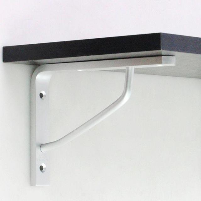 Uchwyt ciężki do montażu na ścianie lub stoliku, aluminiowy trójkąt składany, wspornik półki meblowej - Wianko - 8
