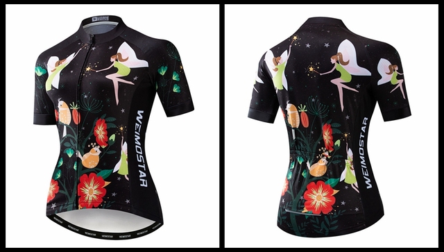 Letnia koszulka kolarska Weimostar dla kobiet - górska odzież rowerowa, pro team, szybkie suche kolarstwo szosowe i MTB Top - Wianko - 21