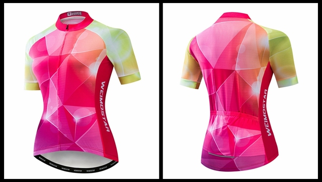 Letnia koszulka kolarska Weimostar dla kobiet - górska odzież rowerowa, pro team, szybkie suche kolarstwo szosowe i MTB Top - Wianko - 10